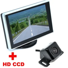 3 5 Color LCD Car Video Monitor With Univesal Nightvision CCD Car Rear View Camera backup
