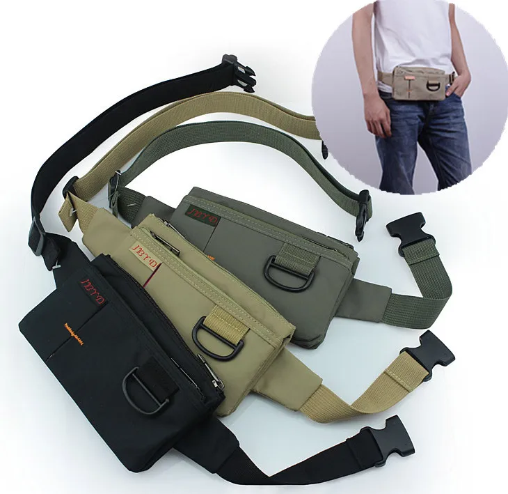 2pcs/Lot Travel Passport Ticket Phone Running Riding Security Sling Waist Bag Pouch Money Belt ...