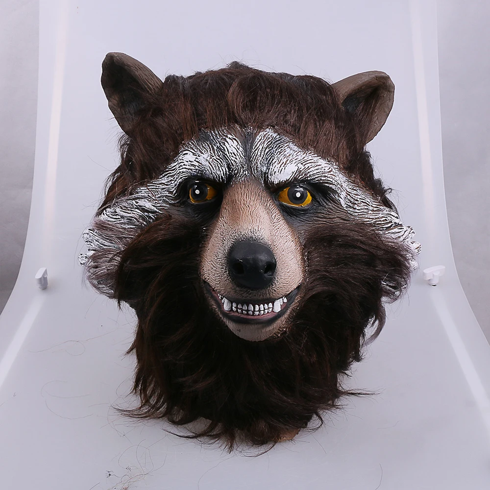 Guardians of the Galaxy 2 Rocket Raccoon Mask Marvel Movie Superhero Groot Peter Quill Helmet Cosplay Mask Halloween Party Prop (8)