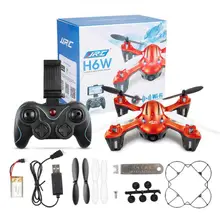 Mini Fpv Quadcopter With Camera HD Wifi Real-time Transmission Dron Jjrc H6w Rc Drones Remote Control Toys Flying Rc Helicopter