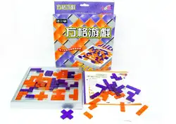 Детские Классические квадратный игры игрушки/Дети Blokus развивающие игрушки с 42 шт. шахматы в два цвета и английский, инструкция