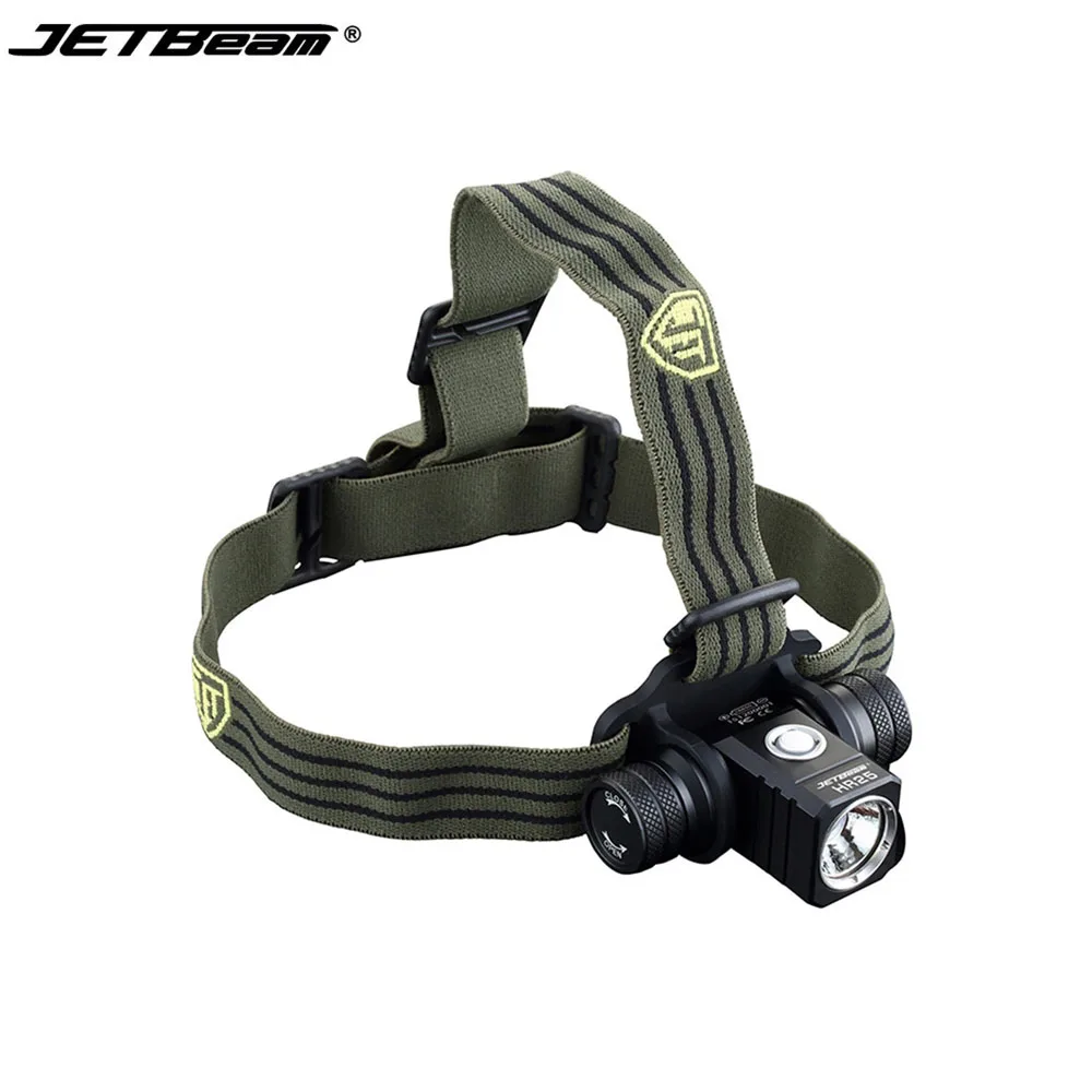 

JETBeam HR25 USB Rechargeable headlamp SST40 N4 BC max 800 Lumen head light beam throw 150 meter headlight with original battery