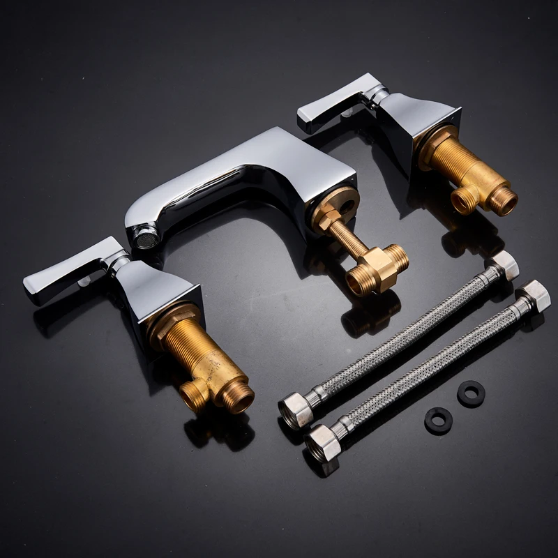 Bright-Chrome-Bathroom-Faucet-Widespread-Double-Handle-Basin-Mixer-Faucet-Deck-Mounted-Chrome-Hot-Cold-Water