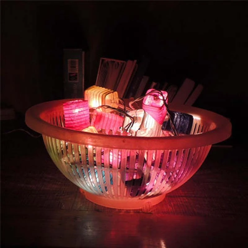 Tailandia Tela de Papel Hecho A Mano Chino Linterna Luces de Navidad Luces de Hadas de la Navidad Luces de la Secuencia Garland Luminaria Guirlande Tailandia Tela de Papel Hecho A Mano Chino Linterna Luces de Navidad Luces de Hadas de la Navidad Luces de la Secuencia Garland Luminaria Guirlande