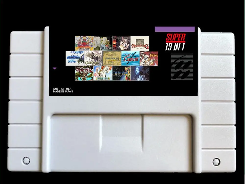

Super 13 in 1/Bahamut Lagoon/Clock Tower /Star Ocean /Tales of Phantasia for 46 pins NTSC console