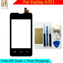 Free DIY Tools +100% New Touch Screen For Explay A351 Glass Capacitive sensor For Explay A351 Touch Screen panel