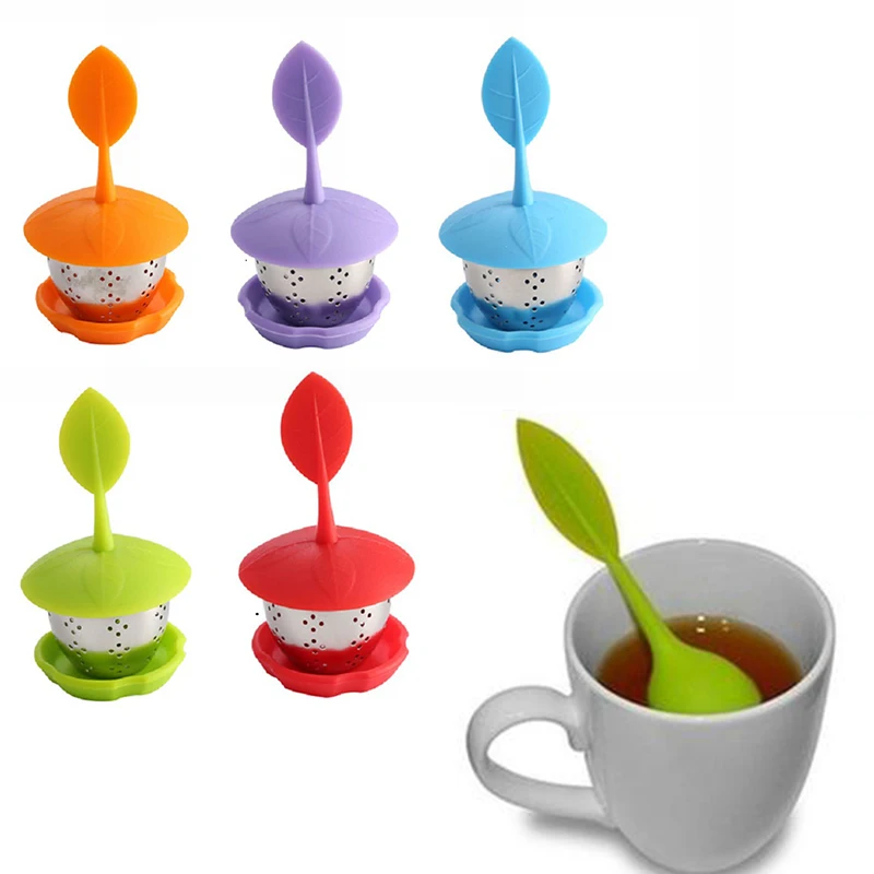 

Tea Infuser Food Grade Cute Tea Ball Sweet Leaf Tea Strainer for Brewing Device Herbal Spice Filter Kitchen Tea Tools Freeship