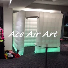 8 футов куб вечерние киоск надувные светодиодные фотостудии, кубические десять с 6 шт 5 Вт лампы для свадьбы