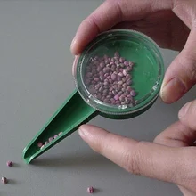 Регулируемый сеялка распределитель семян сеялка инструмент с ручным циферблатом сеялка садовый инструмент