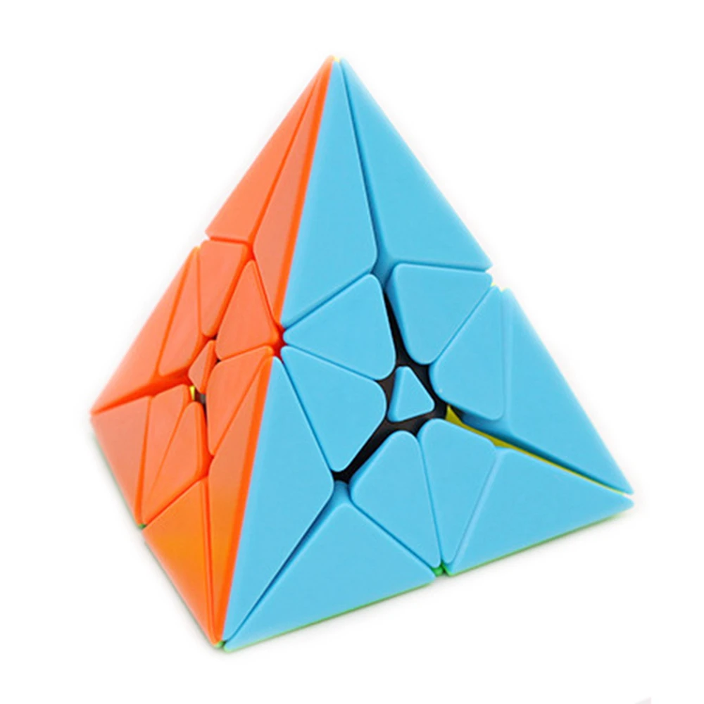 

Babelemi 3x3x3 Discrete Pyramid Speed Magic Cube Puzzle Game Cubes Educational Fidget Toys for Children Kids Christmas Gift