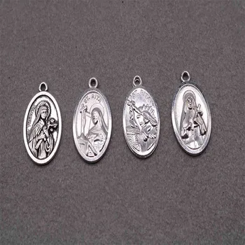 

Religious nuns small Deland medal. Nun Little Delan Religious Charm