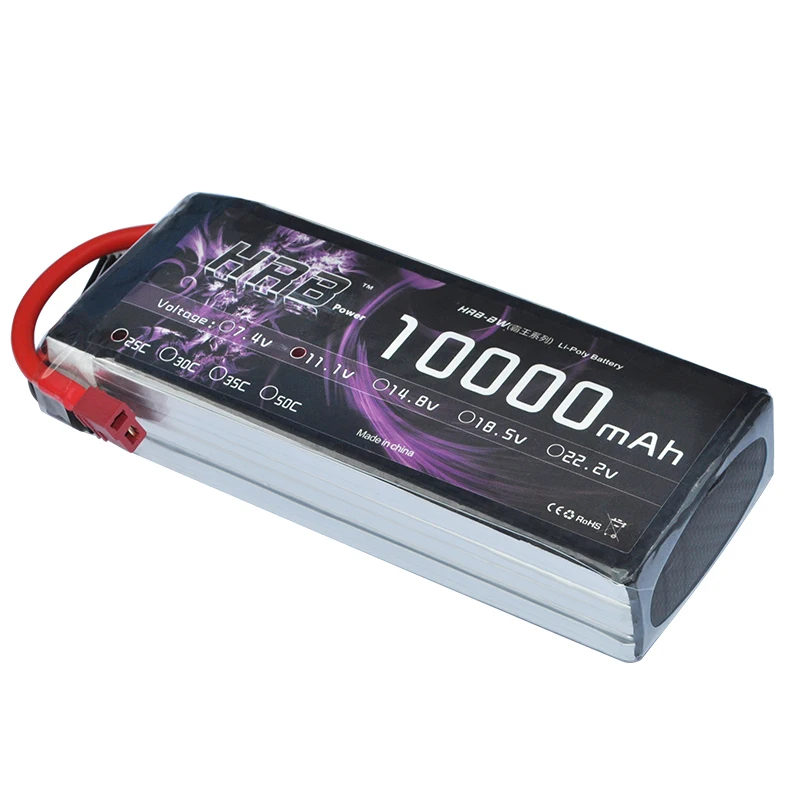 

HRB RC Lipo 3S Battery 10000mAh 11.1V 25C MAX 50C Drone AKKU For RC Helicopter Airplane Car Boat Lipoly Bateria UAV FPV