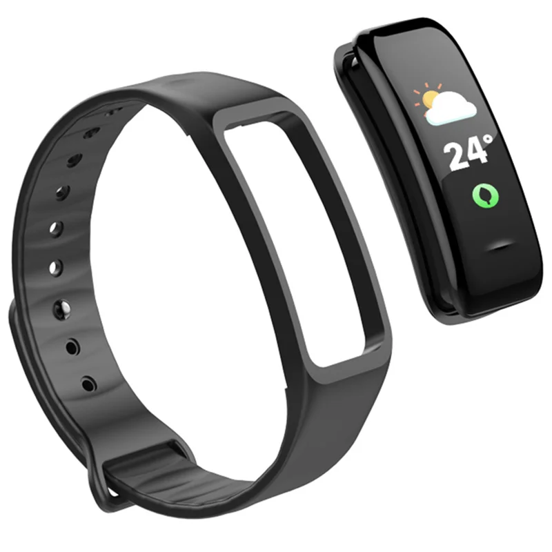 Bluetooth Smart Bracelet Color Screen C1S Wristband Heart Rate Monitor Blood Pressure Measurement Fitness Tracker