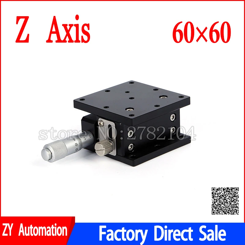 Ось Z 60*60 мм платформа оптического перемещения высокая точность микрометр