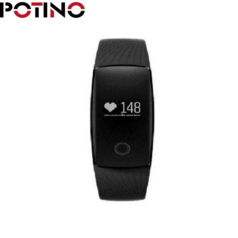 POTINO V05C Heart Rate Monitor Smartband Pedometer Bracelet Heart Rate Monitor pulsometer Fitness Tracker For IOS