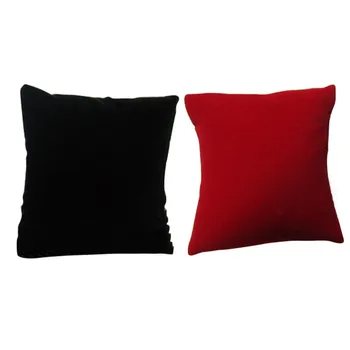 

10Pcs/lot Elegant Velvet Pillow Cushion Bracelet Watch Jewelry Display Holder Showcase Chic Cushion Home Decoration