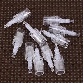 

10pcs Derma Pen Needle 12 Pins Replacement Practical Tattoo Needles Tips for Skin Care