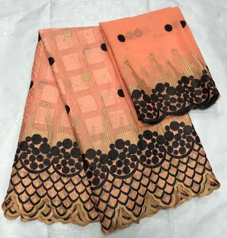 

African cotton swiss voile lace in switzerland high quality lace nigerian beaded embroidered lace for women 5+2yard/lot