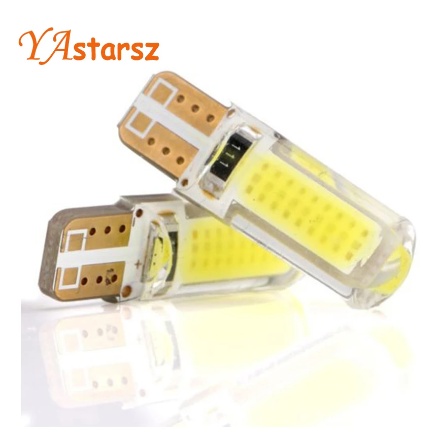 

Newest T10 W5W LED car interior light cob marker lamp 12V 194 501 SMD bulb wedge parking dome light canbus auto lada car styling