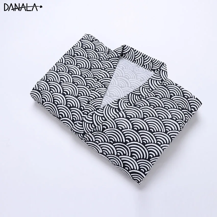 DANALA 100% Cotton Bathrobe Casual Sleeping Robes For Men V-neck Summer Dressing-gown Comfortable Pajamas Yukata Home Robes Men DANALA 100% Cotton Bathrobe Casual Sleeping Robes For Men V-neck Summer Dressing-gown Comfortable Pajamas Yukata Home Robes Men