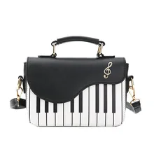 

2018 Piano bag printing small square bags girls for women diagonal package handbag women's bags girl Female Black brown pink