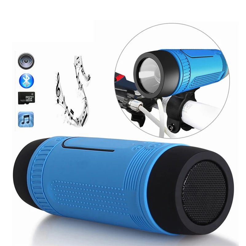 

Bluetooth Speaker Subwoofer Speaker Built-in 4000mA Stereo Speaker Waterproof /electric torch/ Shockproof / Card Handsfree