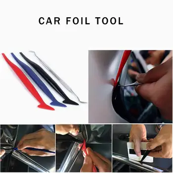 

Vinyl 4 Sets Film Edge Cover Car Color Film Invisible Clothing Tool Car Film Tool Kit Car Wrap Vinilo Faros Pellicola Fari