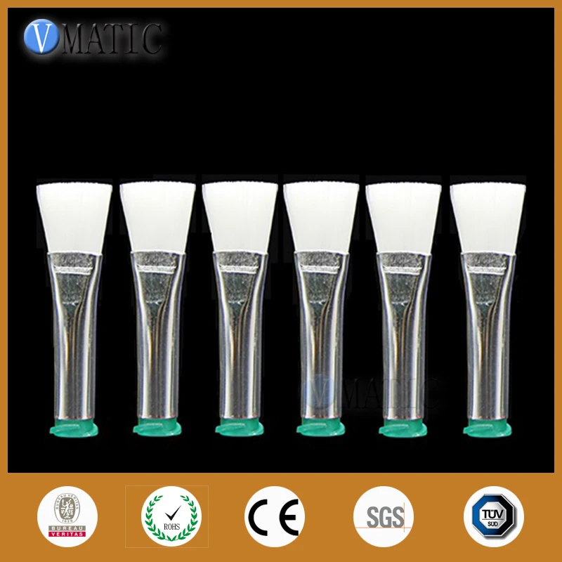 

Free Shipping 18G 11mm Needle Brush Luer Lock Needles EFD Soft Brush Needle Flat Mouth Glue Dispensing Needle Brush