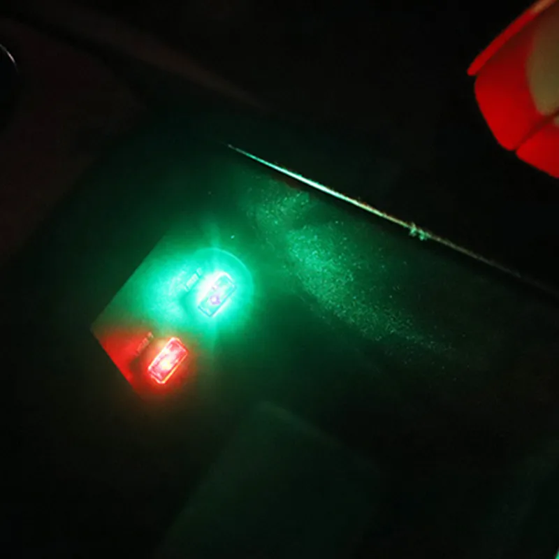 1 шт. новый автомобильный Стайлинг подстаканник коробка для хранения свет USB