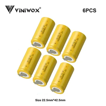 

Subc 1800mAh 1.2V Ni-CD SC Rechargeable Battery Cell For Makita Bosch Hitachi Robot Accumulator Power Tool Battery Cells New