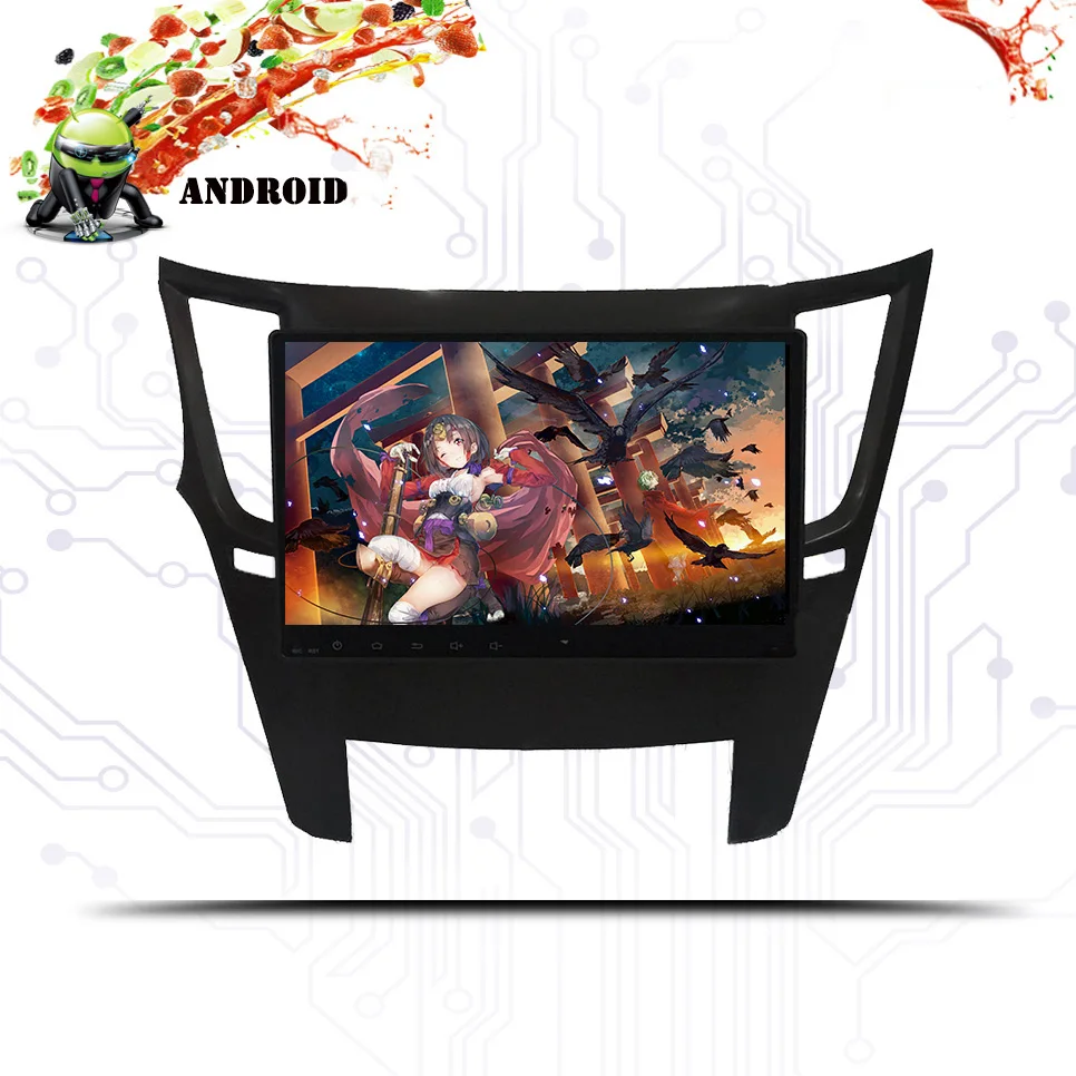 Clearance 9" Car Multimedia player 2 din Auto DVD android 9.1 For SUBARU/OUTBACK/LEGACY 2008-2013 Octa Core 3/4G Radio FM GPS Navigation 5