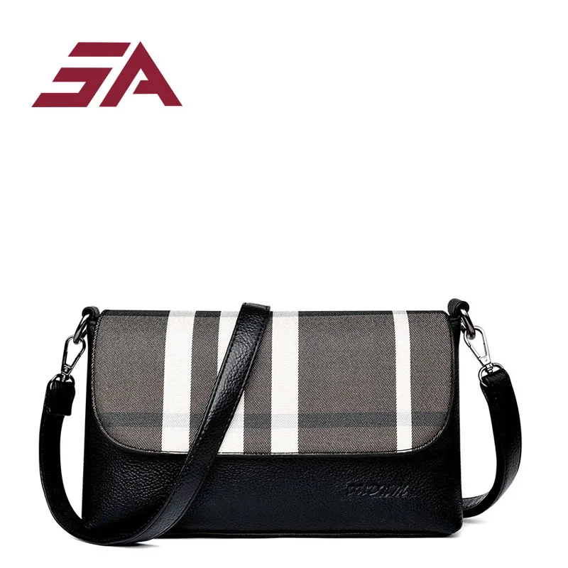 

SA 2018 NEW Flap bags handbags women famous high quality patchwork shoulder bag fashion Letter crossbody female messenger bags