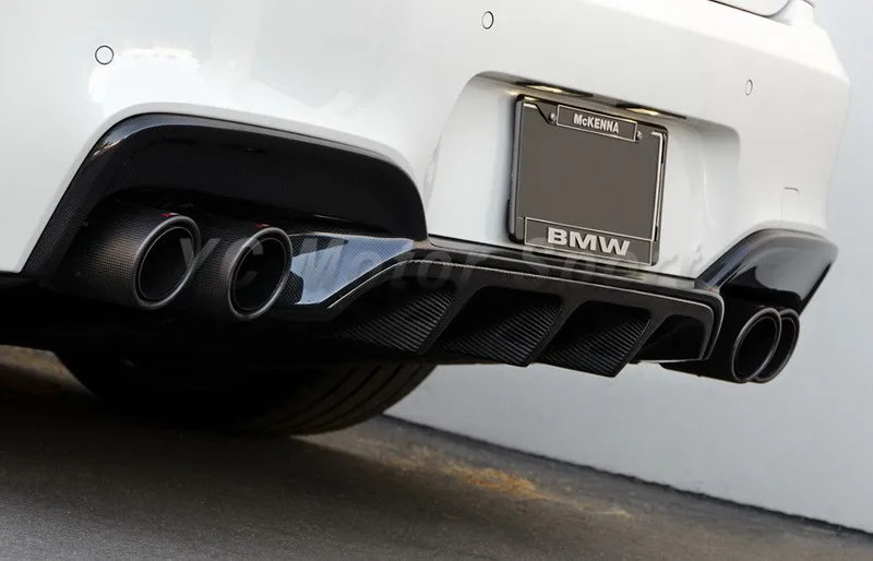 2012-2014 BMW 6 Series F06 F12 F13  M6 Arkym Style  Rear Lip with M Performance Style Diffuser CF (15)