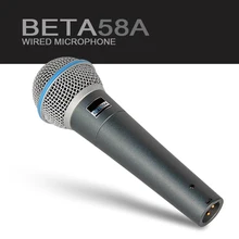 1:1 Лучшее Качество! Настоящее трансформаторы! Новая этикетка! Новый Beta 58A 58 Clear Sound Пульт Проводной Микрофон Караоке Для Перепродажи!