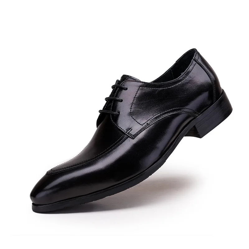 PJCMG/Новинка; модные черные/красные оксфорды; торжественное платье на шнуровке; острый носок; натуральная кожа; деловая Мужская Свадебная обувь