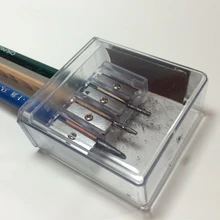 Многофункциональная точилка для карандашей с 4 отверстиями, с угольным углем, с длинным стержнем, для рисования, эскизов, карандаши, ручная точилка, принадлежности для рисования