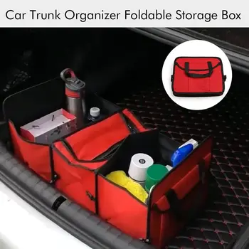 

Foldable Car Organizer Trunk Organizer Travel Organizer Space Saver For All Cars Storage Box Tidy Cool Compartment Storage Box