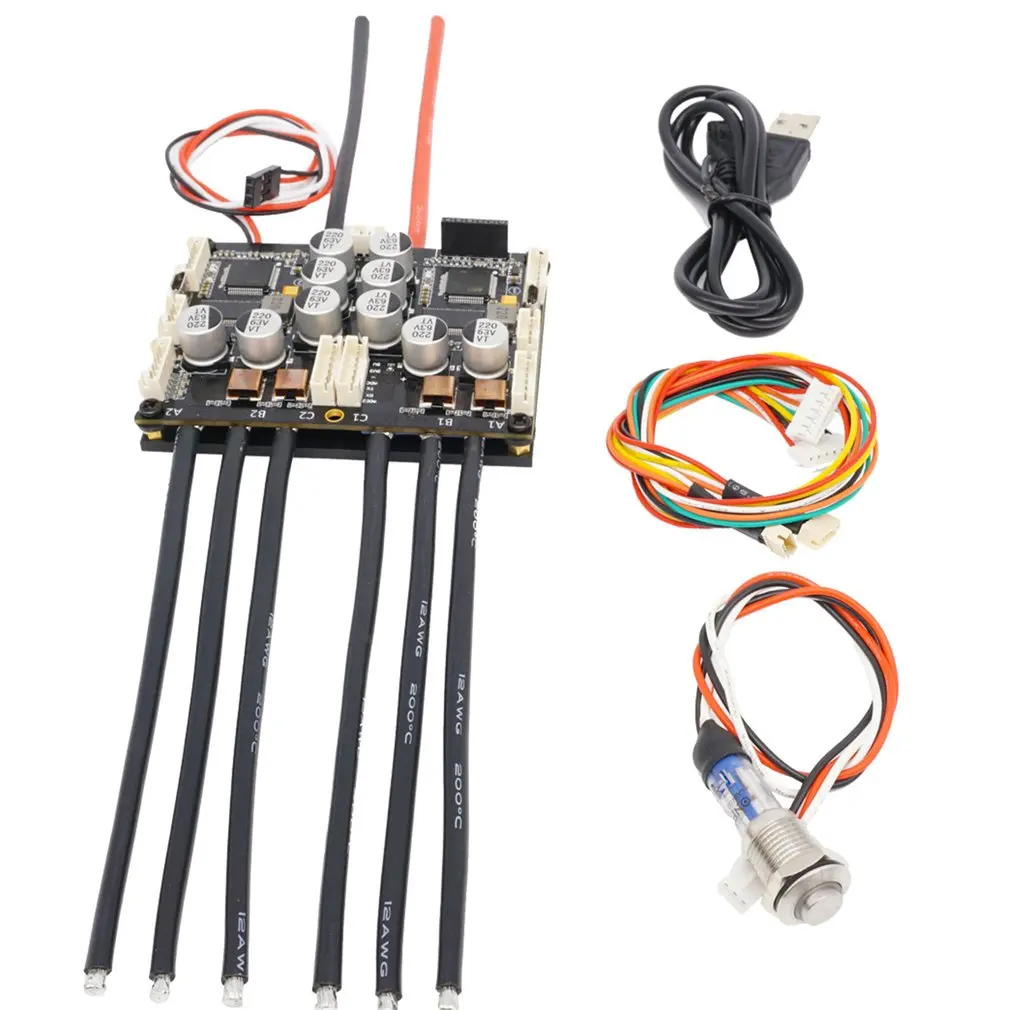 

HGLRC Flipsky ESC VESC Hardware V4.20 100A Dual FSESC Open Source Project fit with VESC Software Electronic Speed Controller