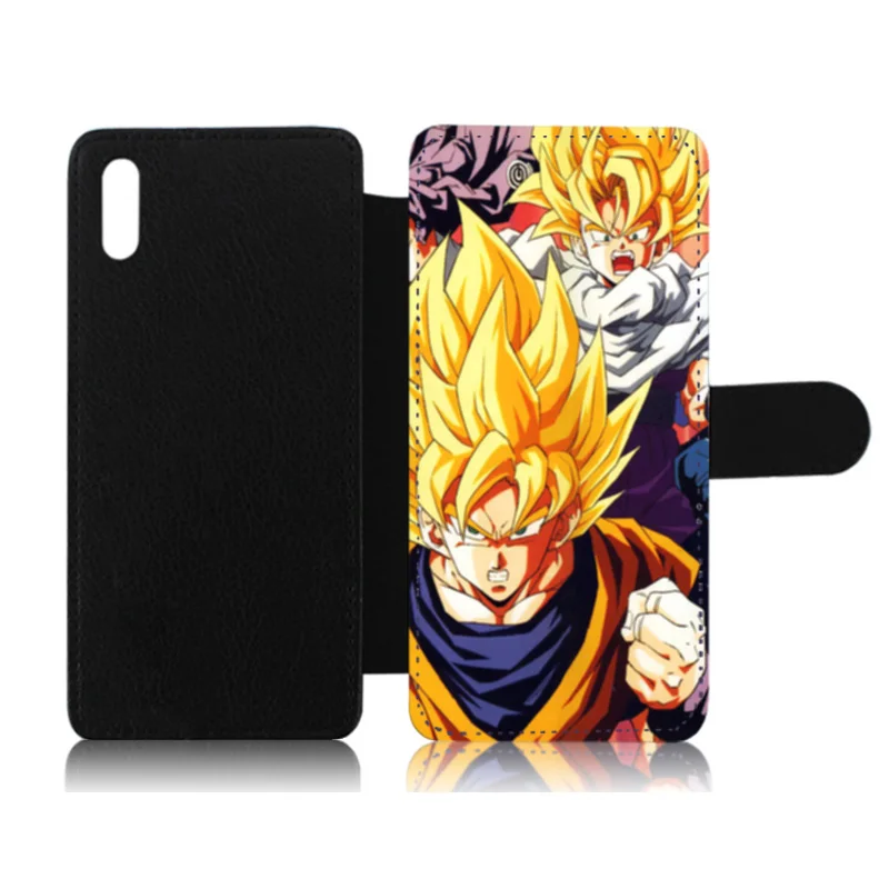 Чехол для sony Xperia L3 чехол Dragonball Z Goku Fire Saiyan дизайнерский кожаный кошелек с