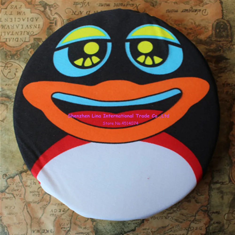 Hateli 50 قطعة/الوحدة الجملة الحرة السفينة لطيف جديد الكرتون أزياء لينة الفريسبي النسيج القرص الطائر الحيوانات الأليفة رمي لعبة