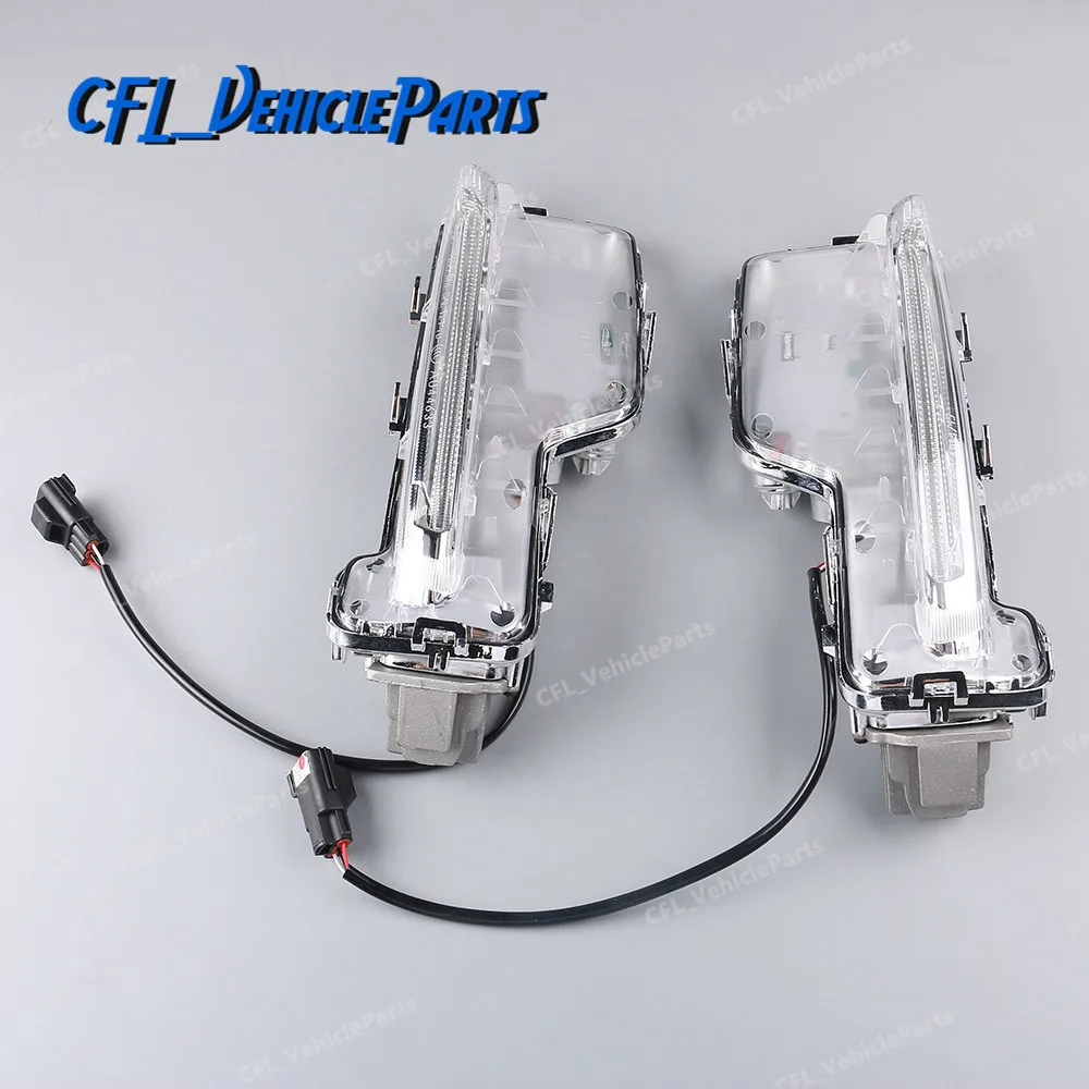 Pair Left +Right Front Bumer Fog Light Lamp Clear LED 31434567 31434568 For Volvo S60 2014 2015 2016 2017 2018