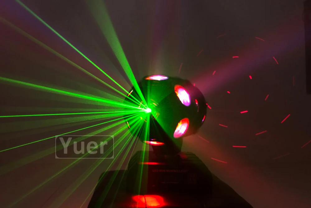 В виде бабочек, новинка, 12X10 Вт RGBW 4IN1LED Лазерная лампа с движущимся световым лучом, DMX512 звук вечерние DJ освещение дискотечное мяч лазерный