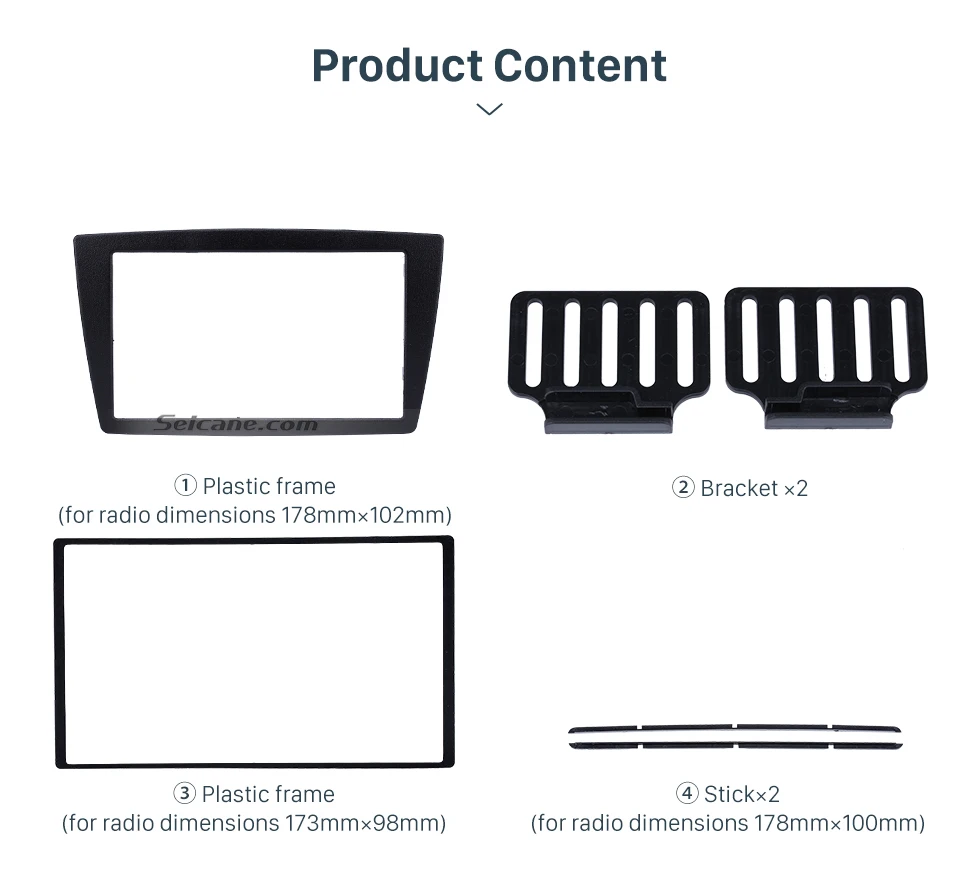Seicane 2 Din Радио Рамка стерео панель для GM Шевроле Лада гранта установка наборы 173*98 мм фасции крышка отделка без зазора