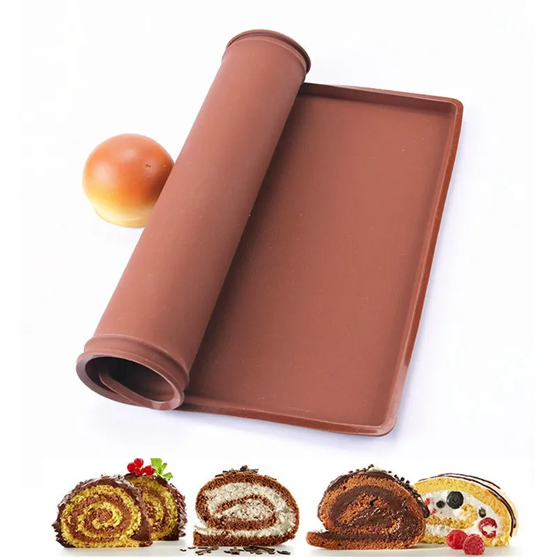 

36*28CM Non-Stick Silicone Baking Mat DIY Macaron Bread Cake Pastry Dessert Making Tools Oven Swiss Roll Pad Bakeware -50