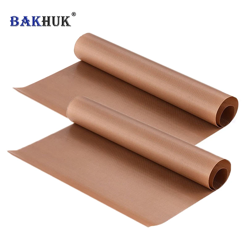 BAKHUK 2pcs 40*60 cm Baking Mat, High Temperature Resistant Teflon Sheet, Heat Resistant Non