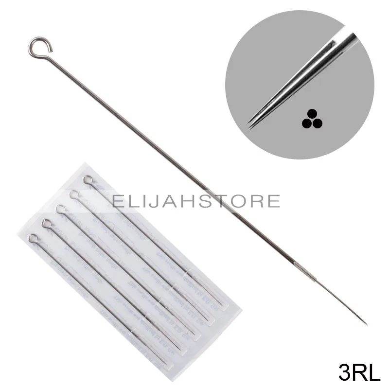 4 36 20 De Réduction Chuse Beauté 10 Pièces Machine à Tatouer Aiguille Ligne 3rl Jetable Stérilisé Aiguilles à Tatouer Microblading Rotatif Taty