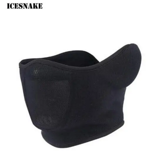

ICESNAKE Motorcycle Mask Face Shield Balaclava Windproof Motorbike Bicycle Mascara Moto Warm Half Face Mask Mascarilla Mask