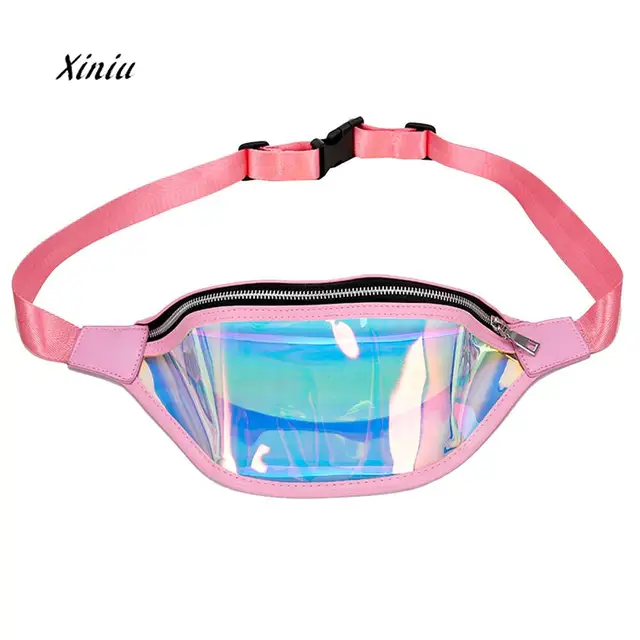 Fashion Waist Pack Chest Bag Women Messenger Cute Laser Crossbody Bag Chest Beach Bags Colorful Messenger Pack Female Phone Bags