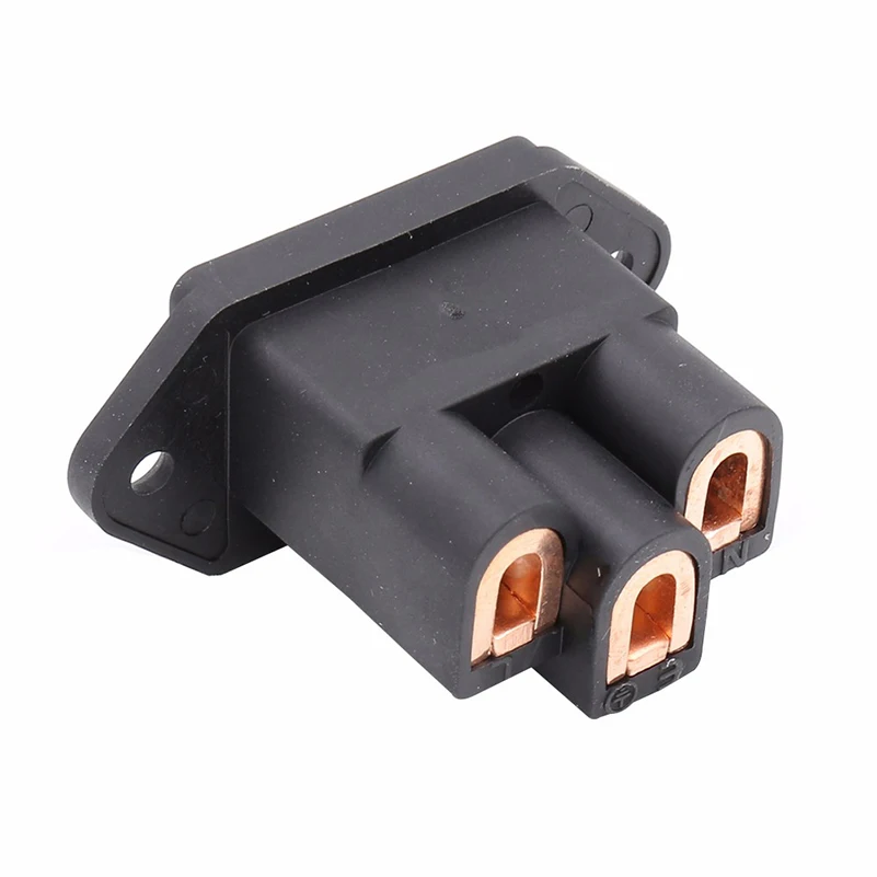 Viborg Pcs черное аудио класса VI06BC гнездо входа IEC из чистой меди AC 250V 15A розетка