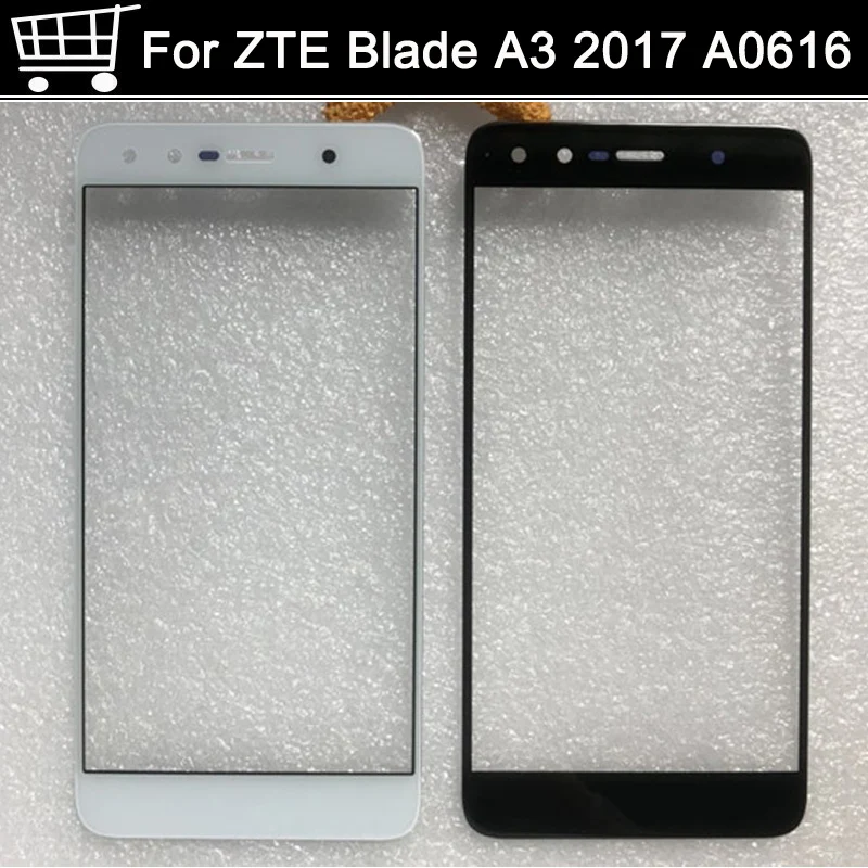 2 шт. для ZTE Blade A3 A0616 сенсорный экран дигитайзер стеклянная панель без гибкого
